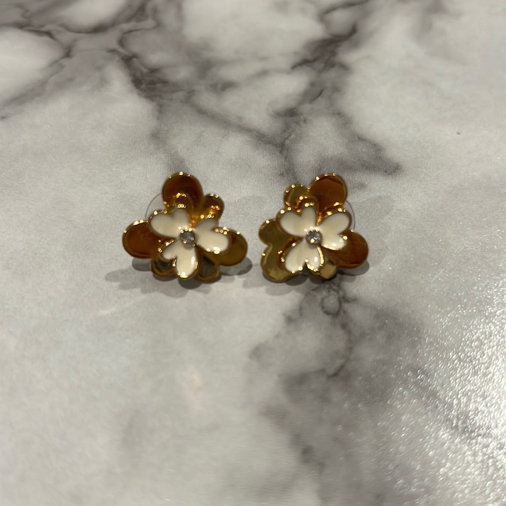 Kate spade flower earrings
